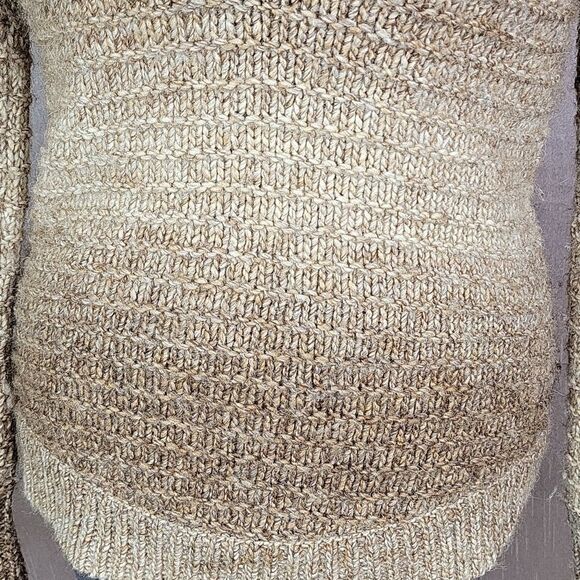 ×ANN TAYLOR LOFT Brown  Wool Cowl Neck‎ Sweater XS - Picture 3 of 6